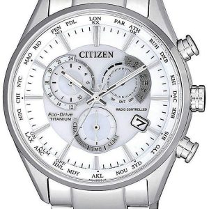 Citizen Radio Controlled Herrklocka CB5020-87A Vit/Titan Ø42 mm