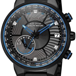 Citizen Satellite Wave Herrklocka CC3078-81E Svart/Stål Ø44 mm