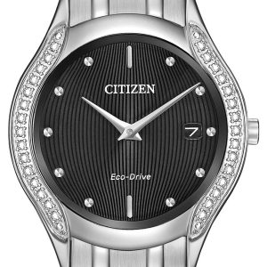 Citizen Silhouette Damklocka GA1060-57E Svart/Stål