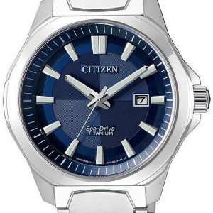 Citizen Titanium Herrklocka AW1540-53L Blå/Titan Ø43.5 mm