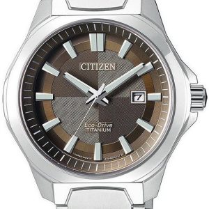 Citizen Titanium Herrklocka AW1540-53W Brun/Titan Ø43.5 mm