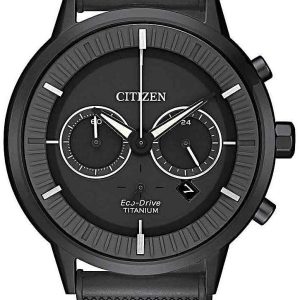 Citizen Titanium Herrklocka CA4405-17H Svart/Gummi Ø42 mm