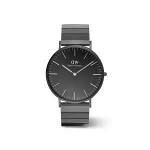 Daniel Wellington DW Klocka Classic Piano Link Onyx Unitone 40mm Black