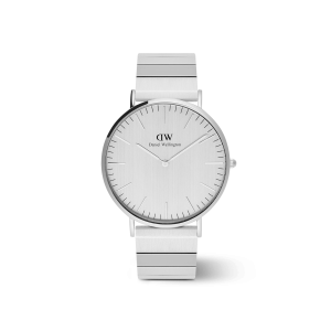 Daniel Wellington DW Klocka Classic Piano Link Silver Unitone 40mm