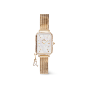 Daniel Wellington DW Klocka Quadro Crystal Zodiac Evergold 20x26mm Gold