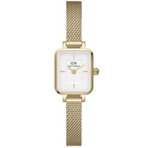 Daniel Wellington Quadro Mini DW00100725 - Dam - 15 mm - Analogt - Quartz - Mineralglas