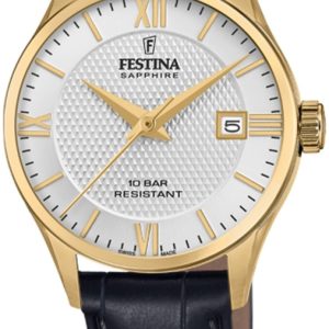 Festina 99999 Damklocka F20011-1 Silverfärgad/Läder Ø29 mm