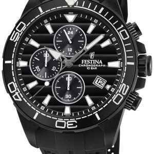 Festina 99999 Herrklocka F20369-1 Svart/Gummi Ø44.3 mm