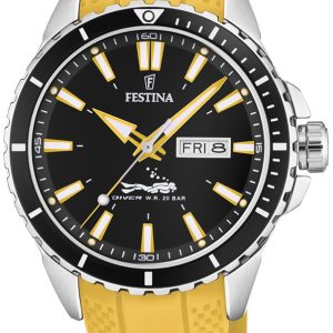 Festina 99999 Herrklocka F20378-4 Svart/Gummi Ø45 mm