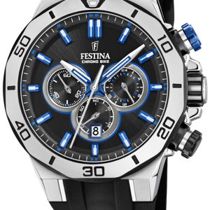 Festina 99999 Herrklocka F20449-2 Svart/Gummi Ø44 mm