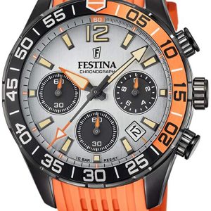 Festina 99999 Herrklocka F20518-1 Grå/Gummi Ø44 mm