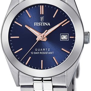 Festina Classic Damklocka F20438-B Blå/Stål Ø28 mm