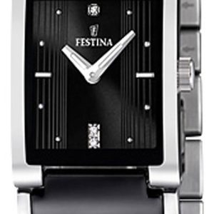 Festina Damklocka F16536-2 Dress Svart/Stål