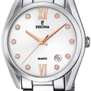 Festina Damklocka F16790-A Silverfärgad/Stål Ø37 mm