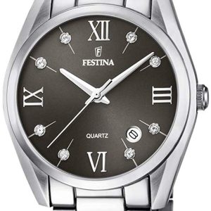 Festina Damklocka F16790-F Svart/Stål Ø37 mm