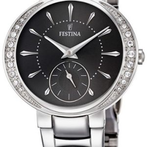 Festina Damklocka F16909-2 Svart/Stål Ø33 mm