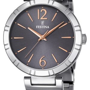 Festina Damklocka F16936-2 Dress Grå/Stål Ø33 mm