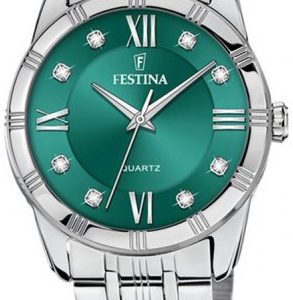 Festina Damklocka F16940-F Mademoiselle Grön/Stål Ø32 mm