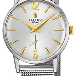 Festina Damklocka F20258-2 Silverfärgad/Stål Ø29 mm