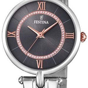 Festina Damklocka F20315-2 Mademoiselle Svart/Stål Ø29 mm