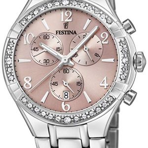 Festina Damklocka F20392-3 Rosa/Stål Ø39 mm