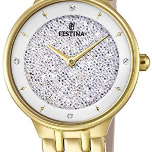 Festina Damklocka F20405-1 Mademoiselle Vit/Läder Ø31 mm