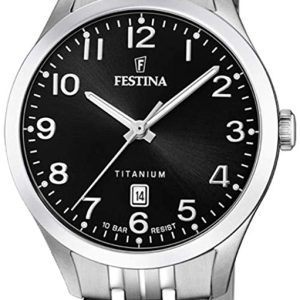 Festina Damklocka F20468-3 Svart/Titan Ø32 mm