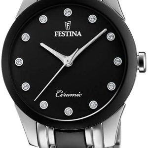 Festina Damklocka F20499-3 Svart/Keramik Ø35 mm