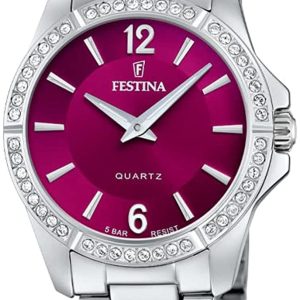 Festina Damklocka F20593-2 Mademoiselle Rosa/Stål Ø34.5 mm