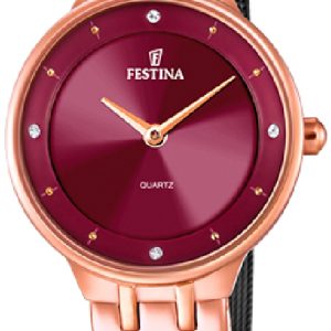 Festina Damklocka F20599-2 Mademoiselle Röd/Stål Ø30.5 mm