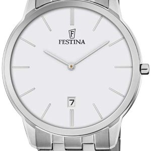 Festina Damklocka F6868-1 Vit/Stål Ø31 mm