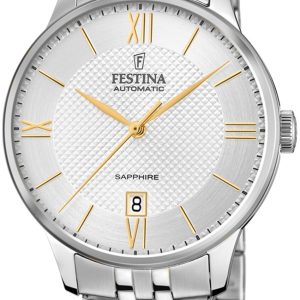 Festina Dress Herrklocka F20482-4 Silverfärgad/Stål Ø42 mm