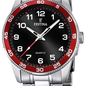 Festina F16905-3 Svart/Stål Ø34 mm