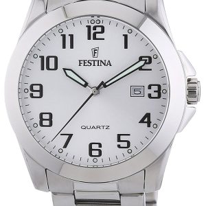 Festina Herrklocka F16376-7 Vit/Stål Ø40 mm