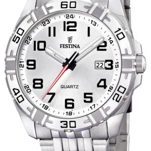 Festina Herrklocka F16495-1 Sport Silverfärgad/Stål Ø44 mm