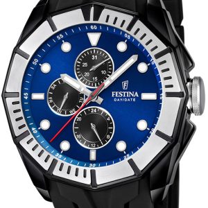 Festina Herrklocka F16670-9 Blå/Gummi Ø47 mm