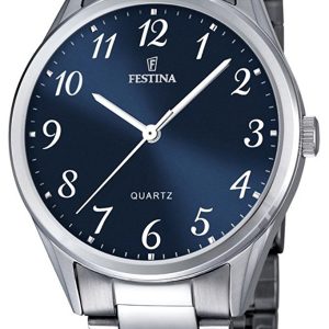 Festina Herrklocka F16875-2 Blå/Stål Ø40 mm