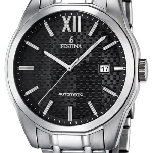 Festina Herrklocka F16884-4 Dress Svart/Stål Ø39 mm