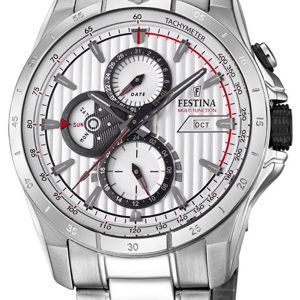 Festina Herrklocka F16995-1 Silverfärgad/Stål Ø42 mm