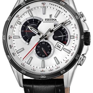 Festina Herrklocka F20201-1 Vit/Läder Ø42 mm