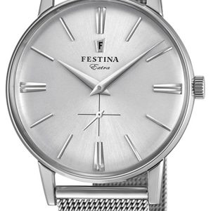 Festina Herrklocka F20252-1 Silverfärgad/Stål Ø36 mm