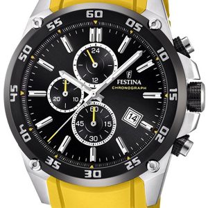 Festina Herrklocka F20330-3 Sport Svart/Gummi Ø46 mm