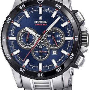 Festina Herrklocka F20352-3 Blå/Stål Ø43 mm