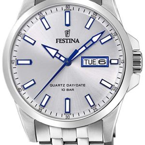 Festina Herrklocka F20357-1 Silverfärgad/Stål Ø41 mm