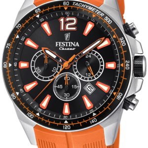 Festina Herrklocka F20376-5 Svart/Gummi Ø46.8 mm