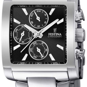 Festina Herrklocka F20423-3 Svart/Stål