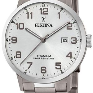 Festina Herrklocka F20435-1 Silverfärgad/Titan Ø41 mm