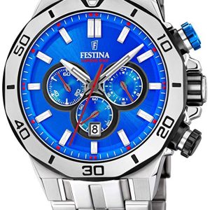 Festina Herrklocka F20448-2 Blå/Stål Ø44 mm