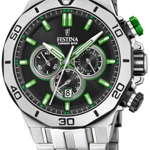 Festina Herrklocka F20448-6 Svart/Stål Ø44 mm