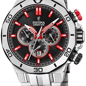 Festina Herrklocka F20448-7 Svart/Stål Ø44 mm